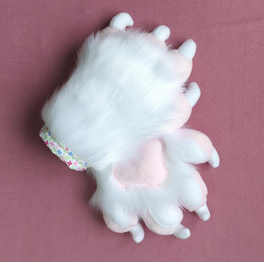 Fursuit Hand Paws "Cotton Pink"