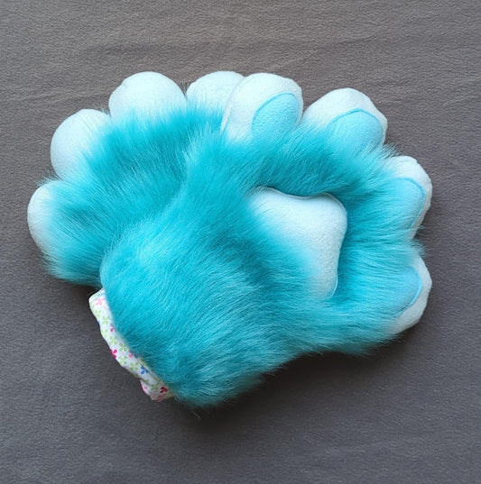Fursuit Hand Paws "Blue Jewel"